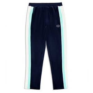 Lazaro velour track pants in Maritime Blue by Sergio Tacchini - new with tags